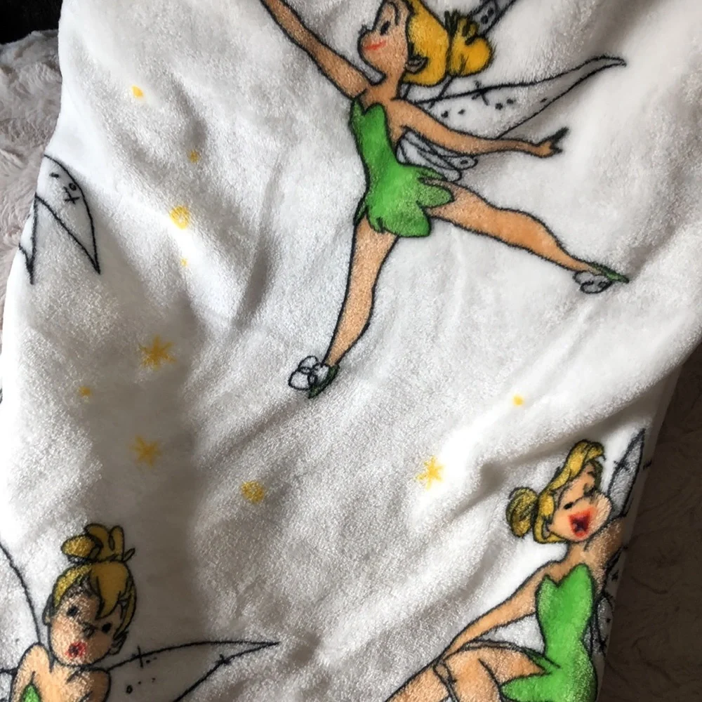 Disney TINKER BELL Plush Throw
